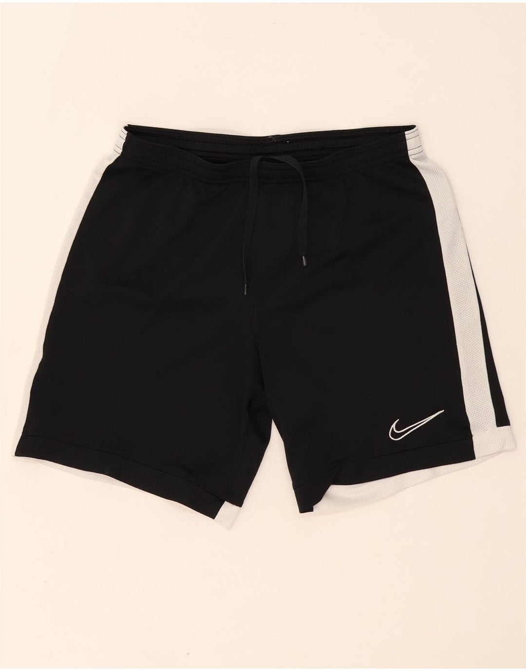 Pantaloni scurți sport NIKE Dri Fit pentru bărbați, negru mediu, poliester color bloc