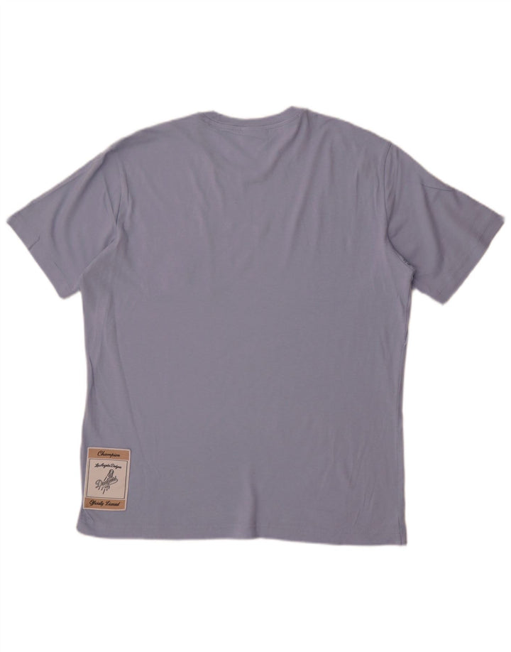 Tricou pentru bărbați Champion Los Angeles Dodgers Top Medium Blue