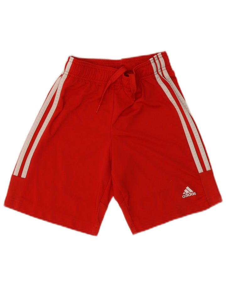 Pantaloni scurți sport Adidas Aeroready pentru băieți 9-10 ani poliester roșu