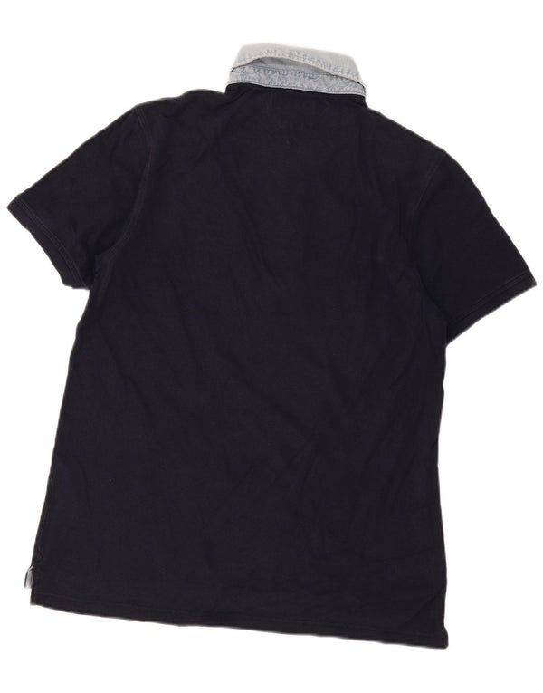 Tricou polo de rugby Tommy Hilfiger pentru bărbați, XL, bleumarin, bumbac