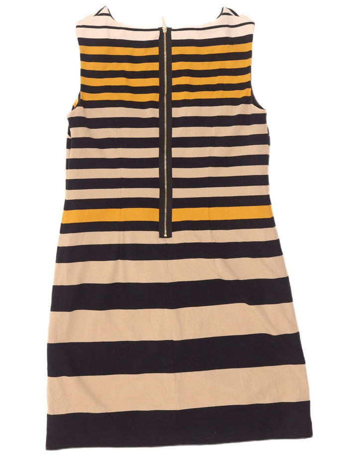 Rochie teacă pentru femei Marks & Spencer UK 14 Medium bleumarin cu dungi