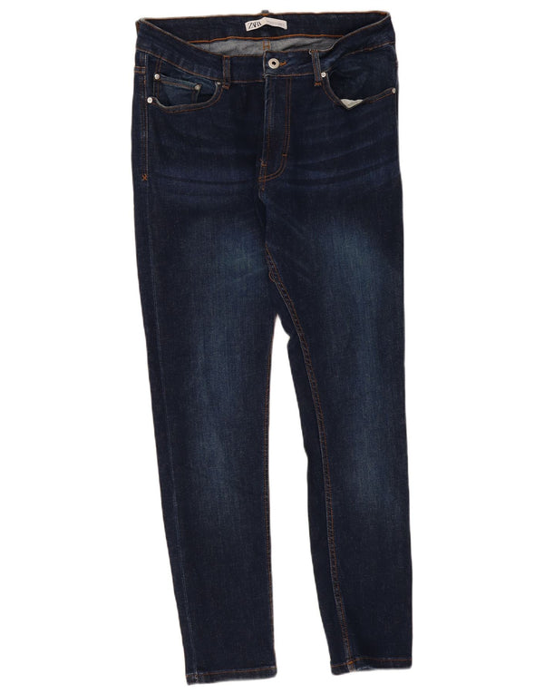 Blugi skinny pentru bărbați Zara EU 44 Large W34 L29 Bleumarin