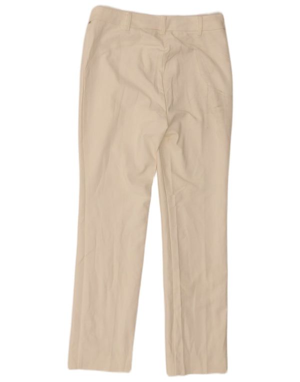 Pantaloni casual slim pentru femei Zara Mediu L28 L29 Bumbac alb