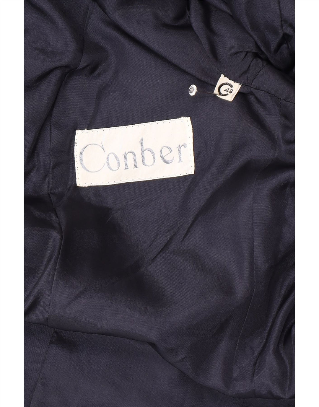 Pardesiu vintage pentru femei IT 48 XL bleumarin