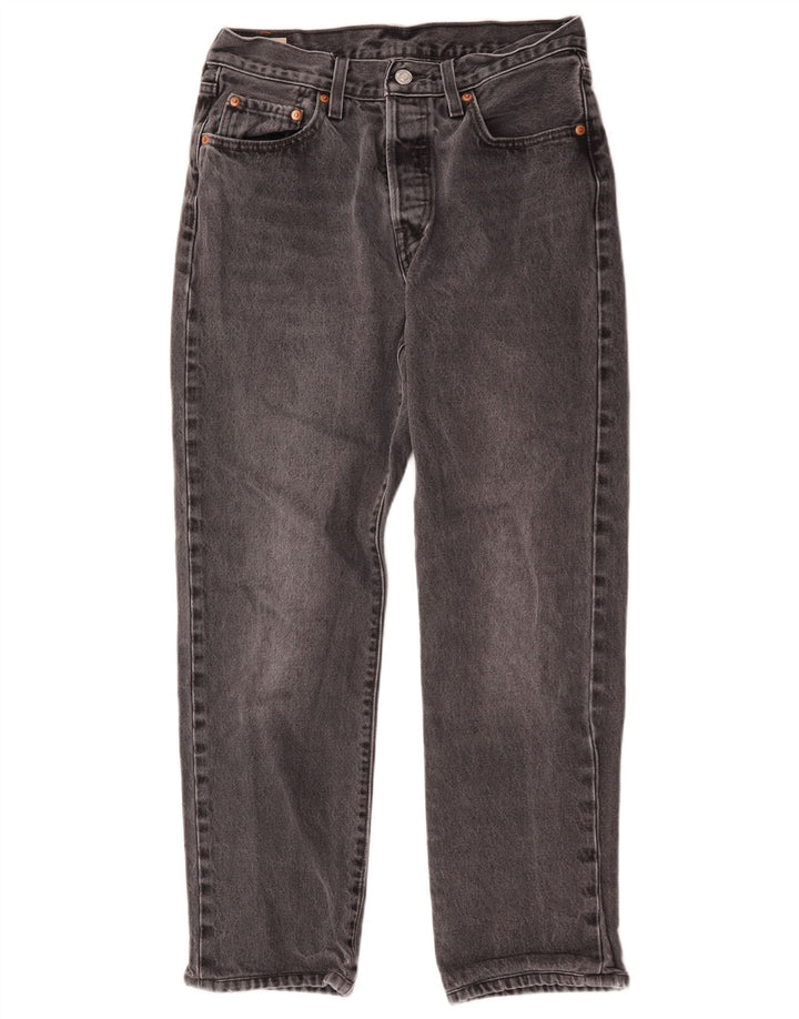 Blugi drepti 501 pentru femei Levi's W28 L26 bumbac gri