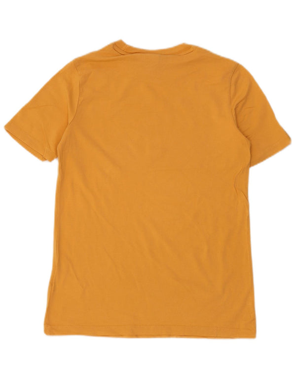 Tricou grafic Adidas pentru femei Top UK 10 Small Yellow Bumbac