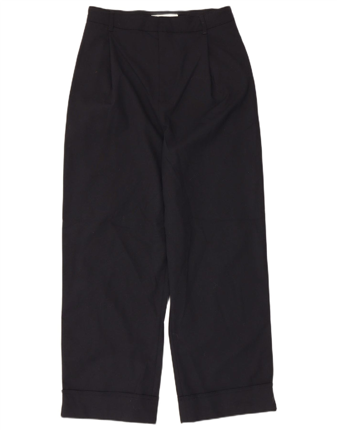 ZARA Pantaloni chino cu talie înaltă pentru femei Mici L26 L27 Bleumarin