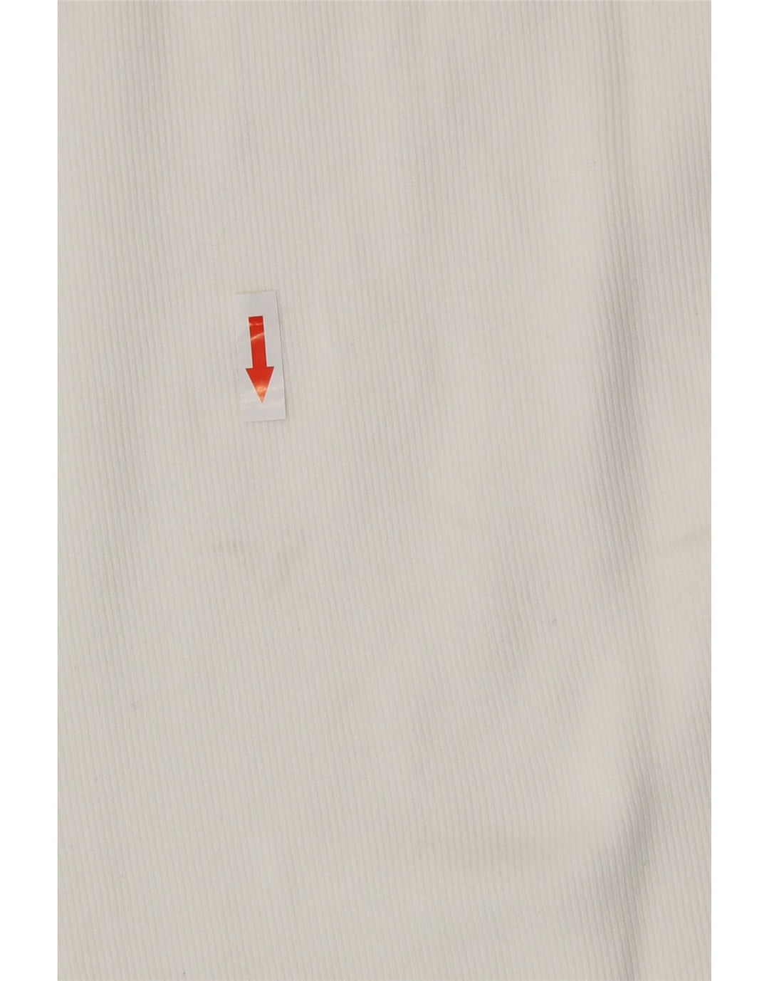 Top pentru bărbați Zara cu mânecă lungă, mare, alb, din bumbac