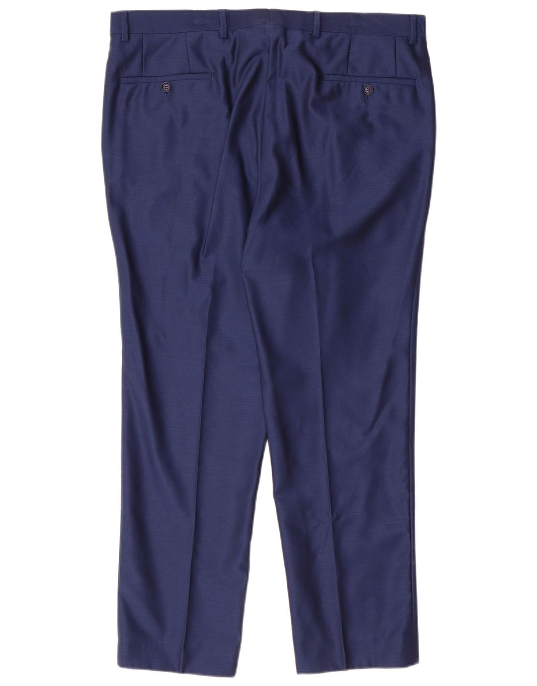 Costum bărbătesc Baumler, 2 nasturi, 2 piese IT 52 XL W38 L29 Lână virgină bleumarin