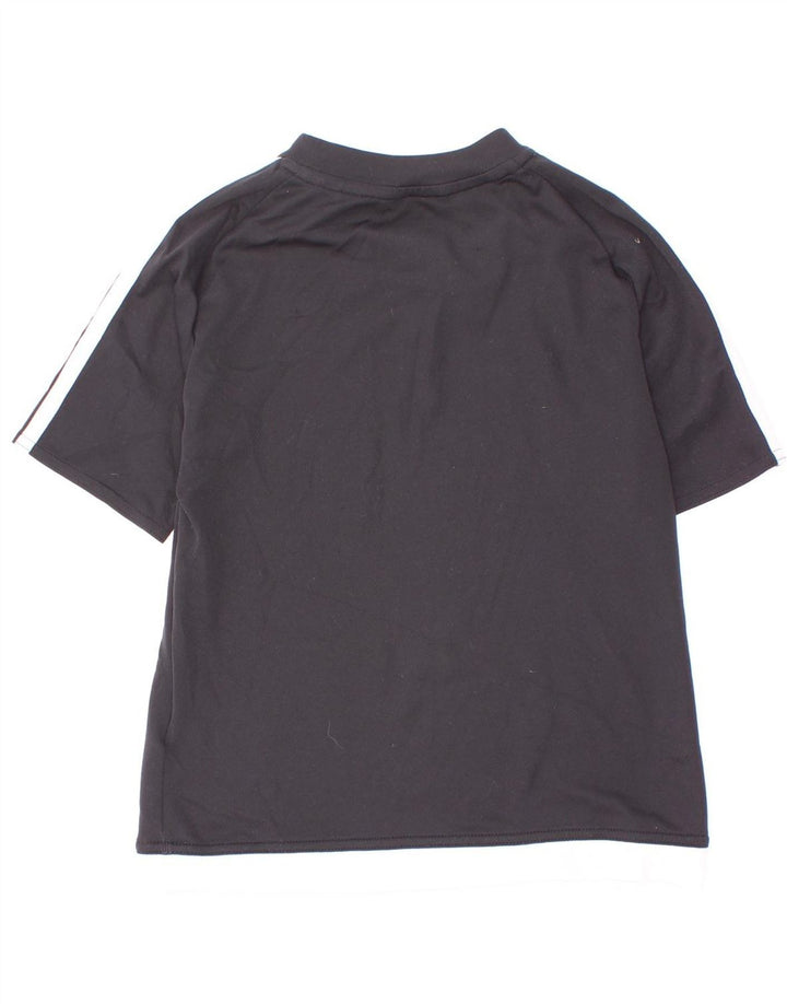 Tricou Adidas Climalite pentru baieti Top 7-8 ani poliester negru