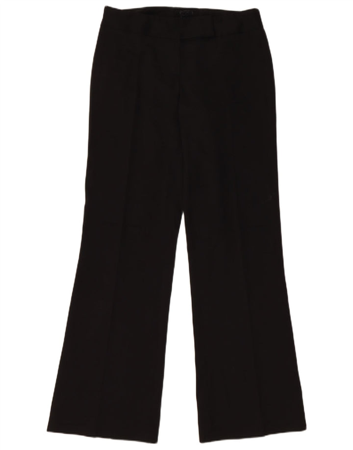Pantaloni de costum pentru femei Oasis Bootcut UK 10 Small W28 L31 Poliester negru