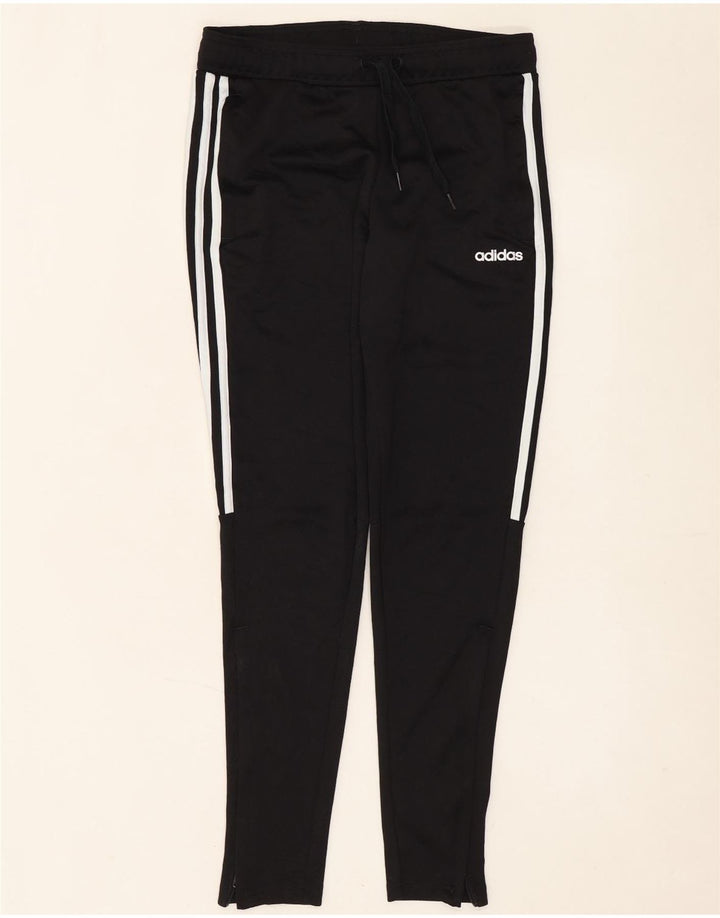 Pantaloni de trening Adidas pentru femei UK 8/10 Poliester negru mic