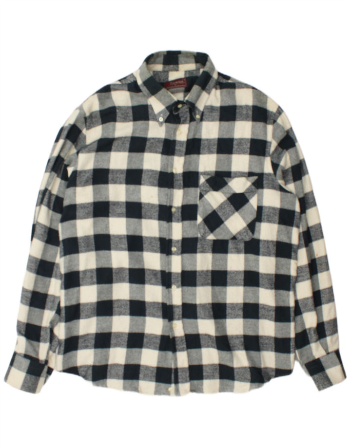 Cămașă de flanel pentru bărbați Balmoral Mărimea 45 18 2XL Green Gingham