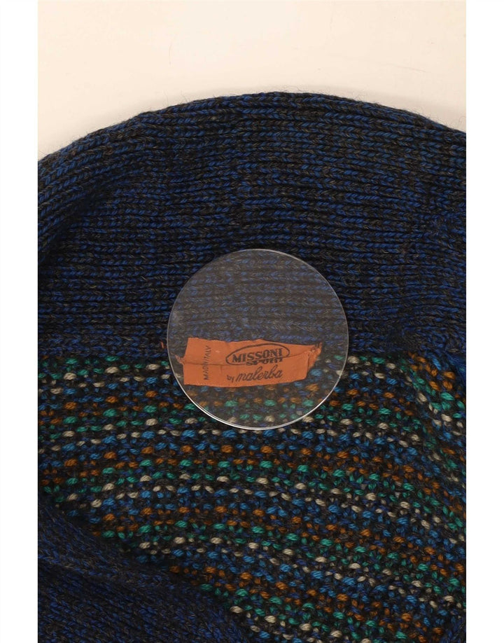 Cardigan pentru bărbați Missoni, lână cu dungi medii, multicolore