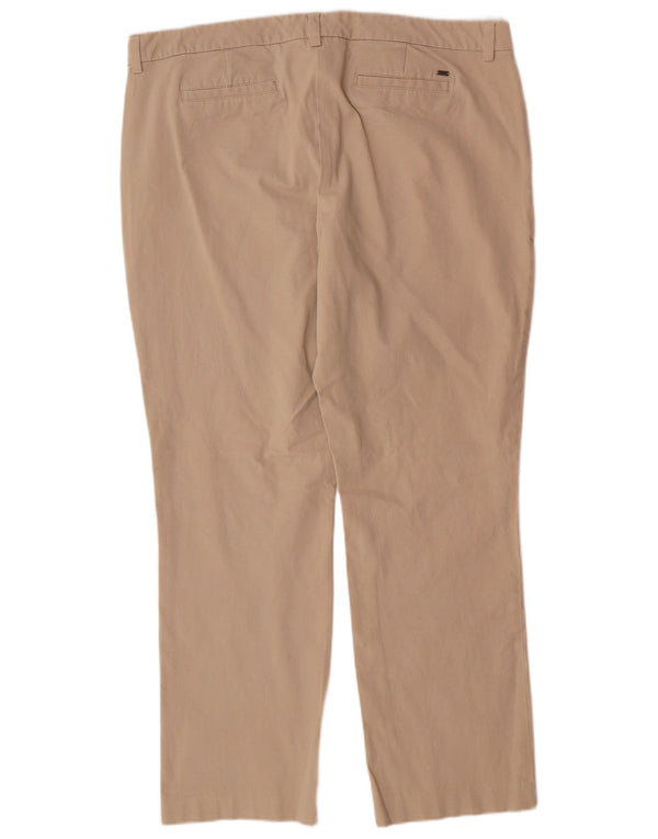 TOMMY HILFIGER Pantaloni chino drepți pentru femei US 18 2XL W38 L28 Bej