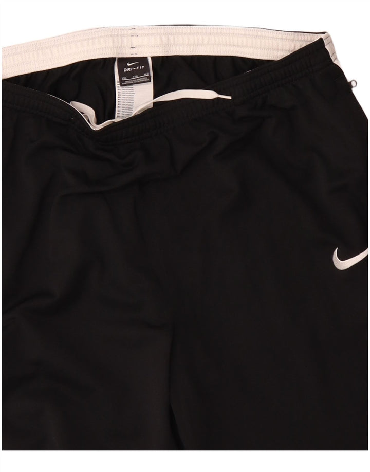 Pantaloni de trening NIKE Dri Fit pentru bărbați, 2XL, poliester color bloc negru