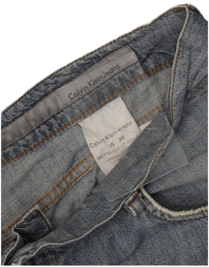 Pantaloni scurți din denim pentru bărbați Calvin Klein W36, mare, albastru, bumbac