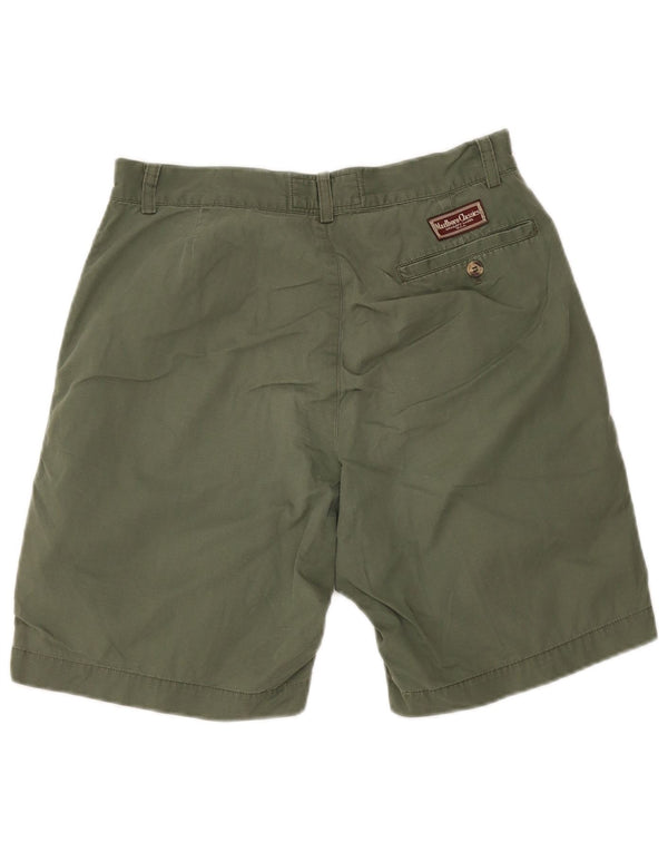 Pantaloni scurți Marlboro Classics Pegged Chino pentru bărbați EU 46 Small W30 Kaki Bumbac