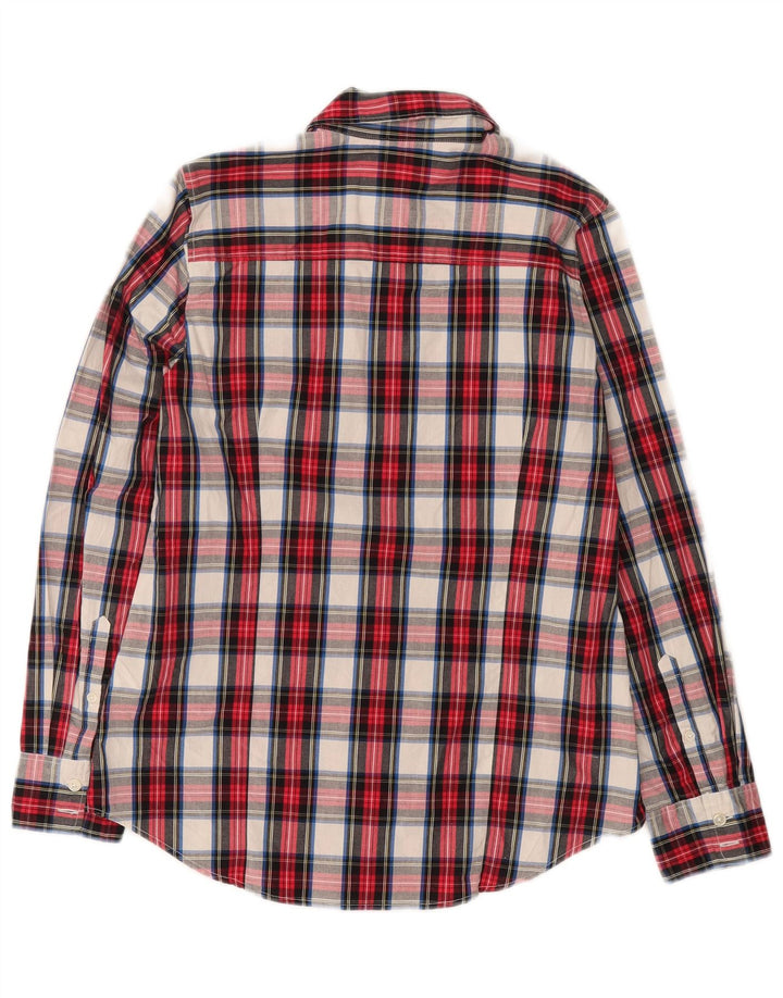 Cămașă pentru femei J. Crew UK 10 Small Red Check Bumbac
