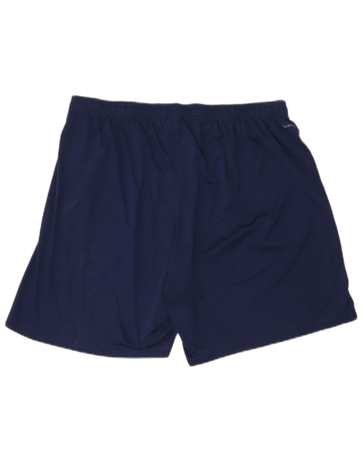Pantaloni scurți Sport Climalite Adidas pentru bărbați 2XL, poliester bleumarin