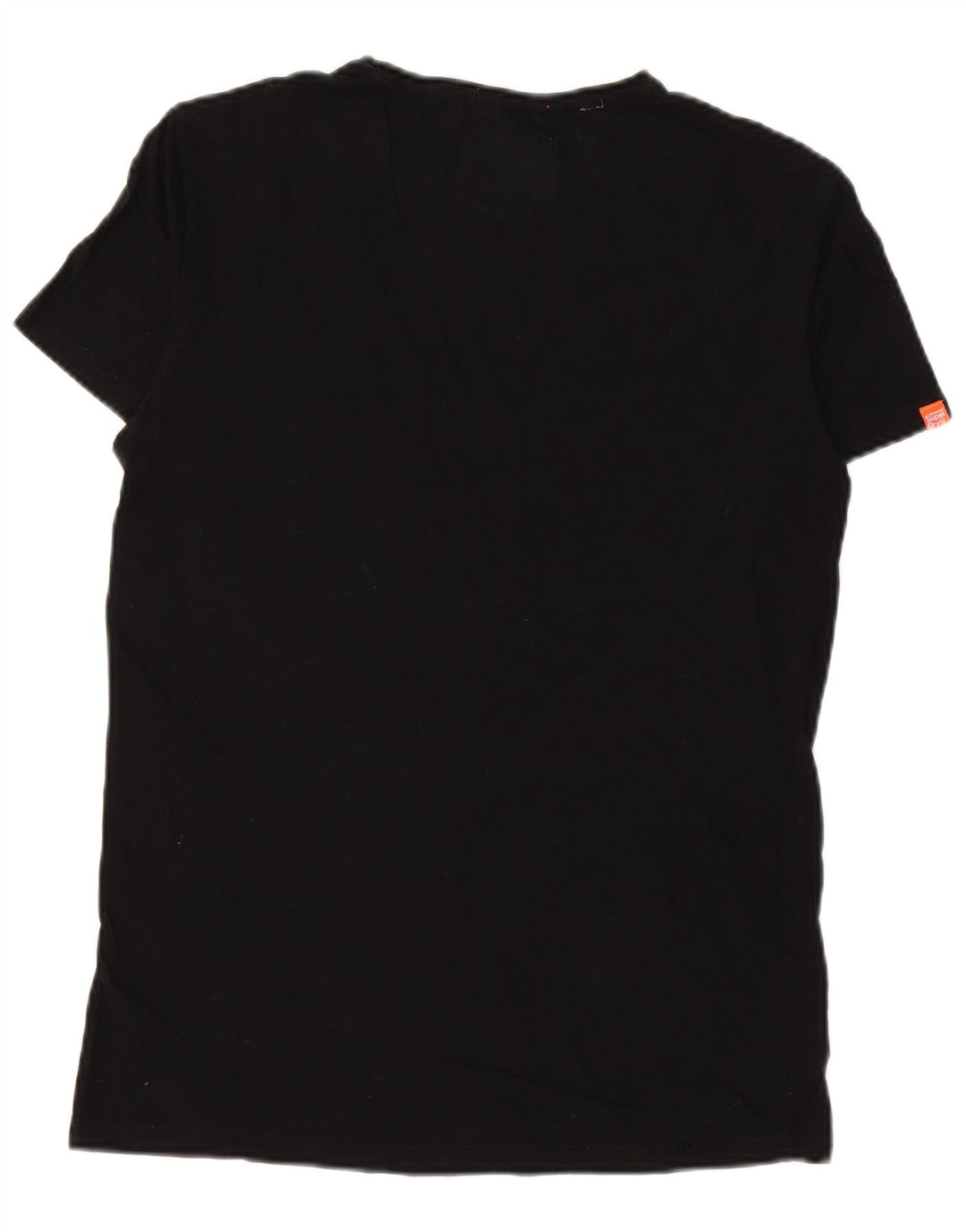 SUPERDRY Tricou Bărbați Top Mediu Negru Bumbac