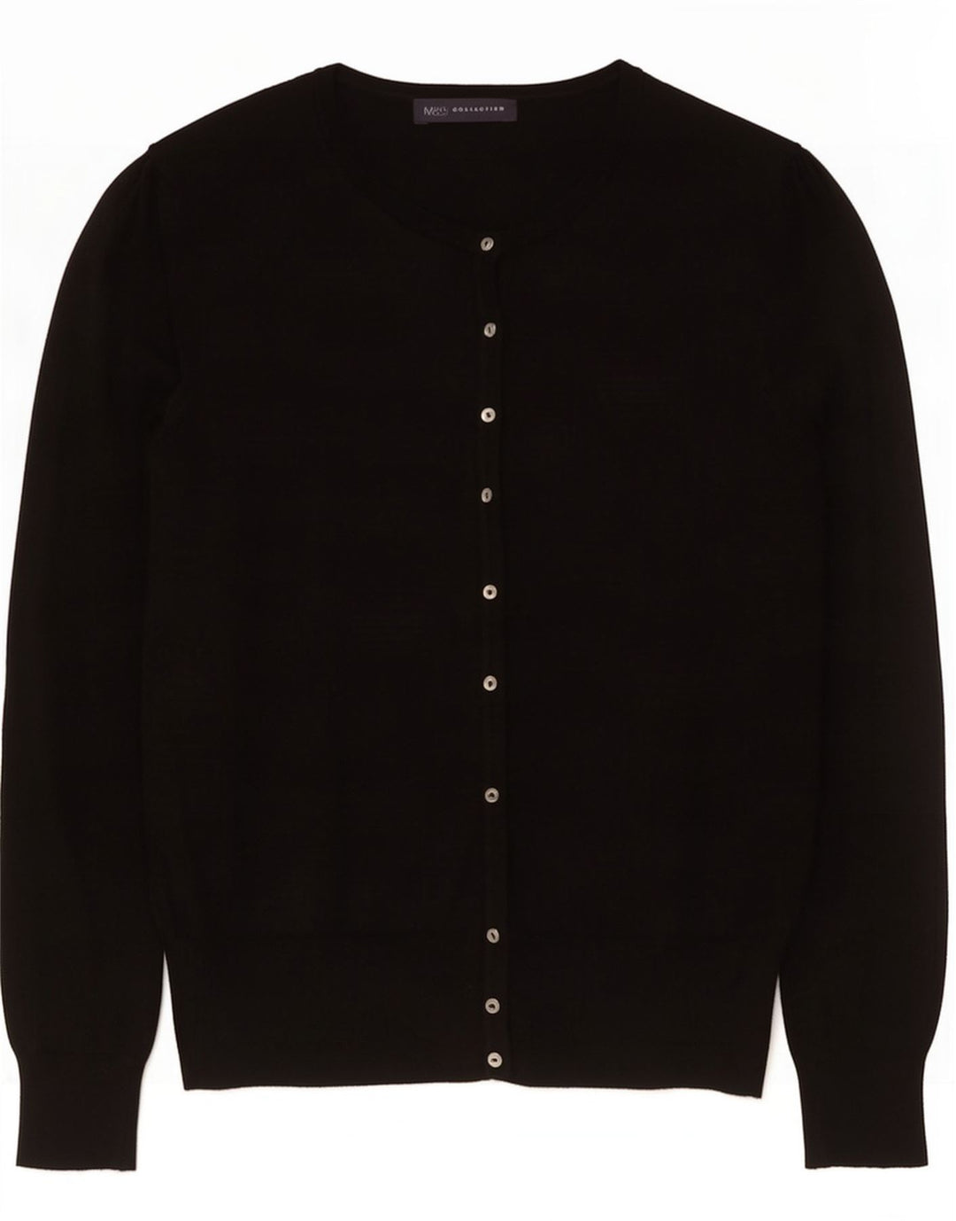 Pulover cardigan pentru femei Marks & Spencer UK 10 Small Black Viscose