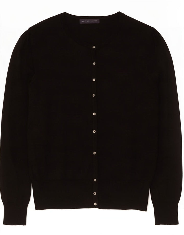 Pulover cardigan pentru femei Marks & Spencer UK 10 Small Black Viscose