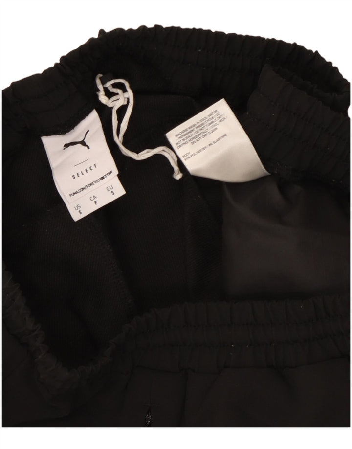 Pantaloni de trening Capri Puma pentru femei UK 10 Poliester negru mic