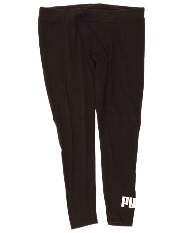 Leggings grafic Puma pentru femei UK 18 XL bumbac negru
