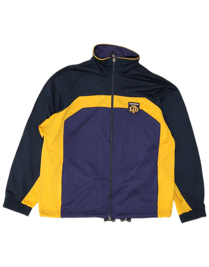 Jachetă de trening pentru femei Lotto UK 22 3XL Bleumarin Poliester color bloc