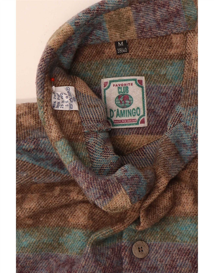 Cămașă de flanel pentru bărbați Club D'Amingo Mărimea 38/40 Mediu Multicolore Fair Isle