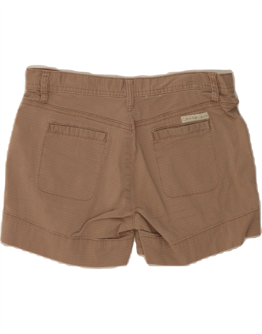 CALVIN KLEIN Womens Cargo Shorts US 4 Small W28  Brown Cotton Vintage Calvin Klein and Second-Hand Calvin Klein from Messina Hembry 