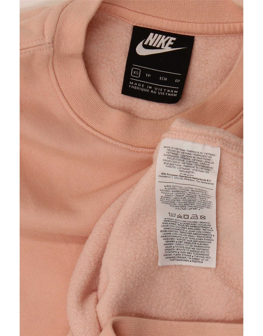 Pulover pentru bărbați Nike XS, bumbac roz