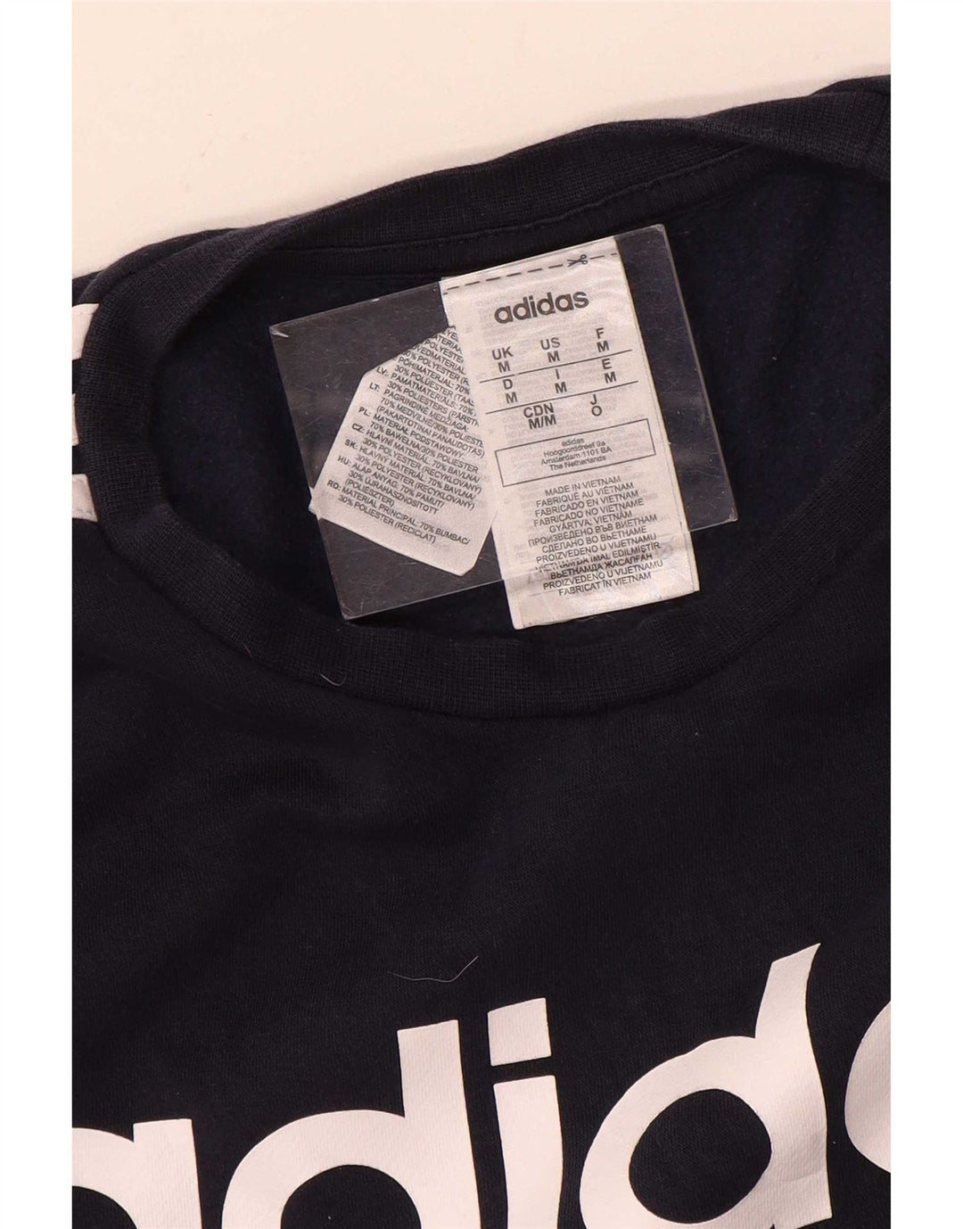 Hanorac pentru bărbați Adidas Jumper Mediu Bleumarin Poliester