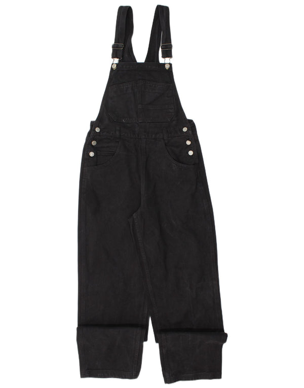 J.Galt Salopete Femei Blugi Drepți Mici L30 L31 Bumbac Negru