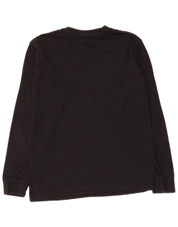 Vans pentru bărbați Classic Fit Top cu mânecă lungă, mic, negru, bumbac