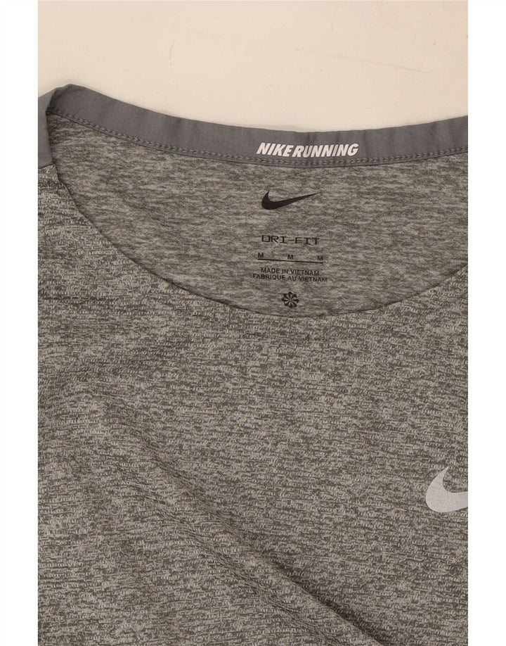 Tricou Nike Dri Fit pentru bărbați Top Medium Gri Pete