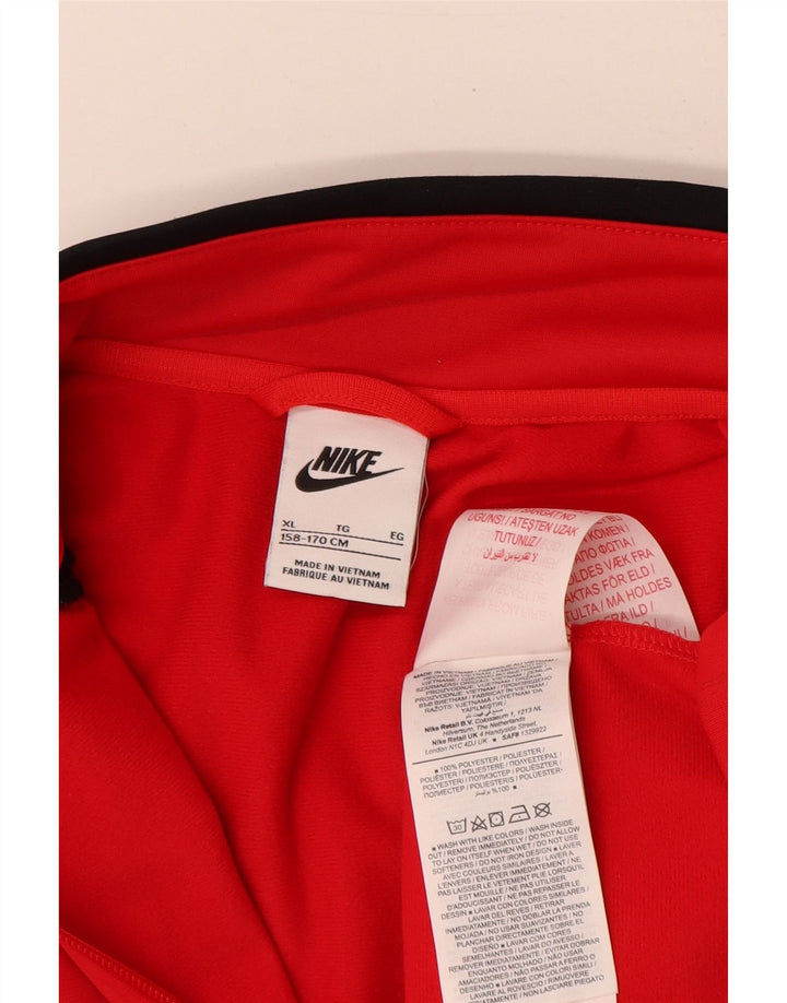 Jachetă de trening pentru băieți Nike 13-14 ani XL Poliester color bloc roșu