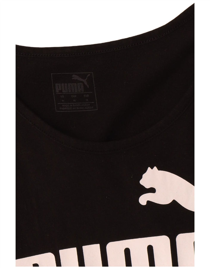 Vestă grafică pentru bărbați Puma, bumbac mediu negru