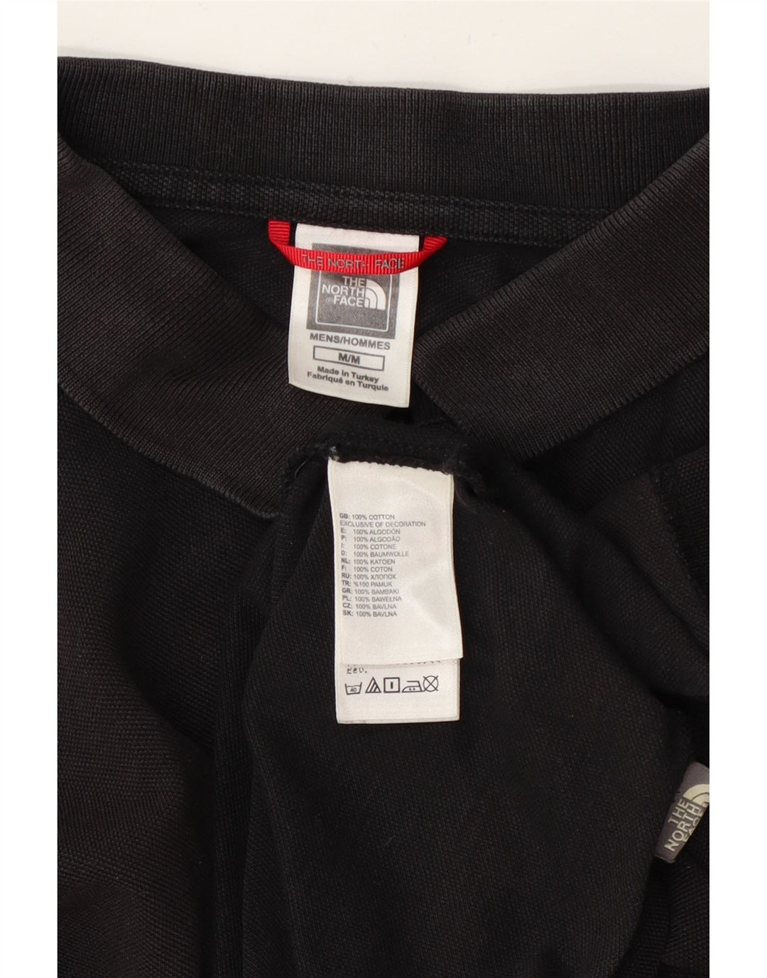 Tricou polo pentru bărbați The North Face, bumbac mediu negru