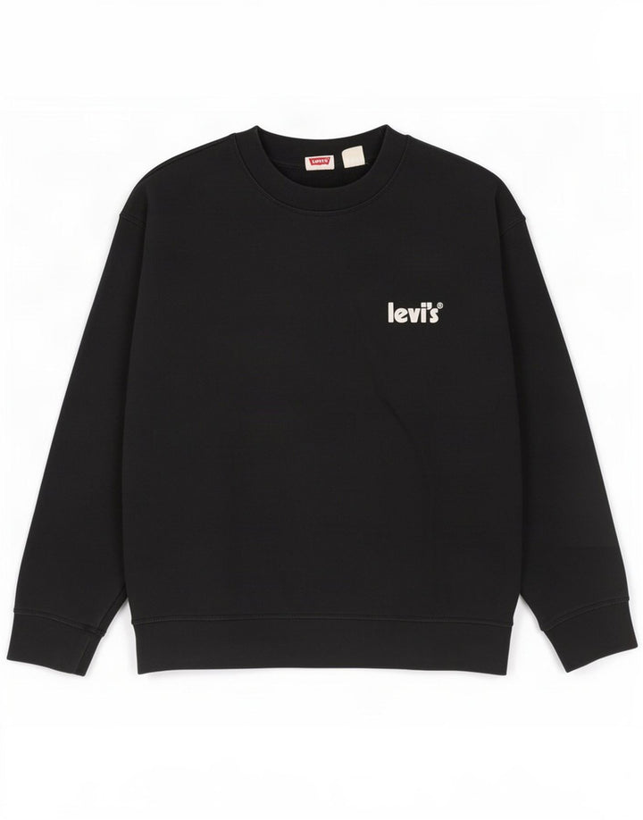 Pulover pentru bărbați Levi's Pulover mare, negru, bumbac