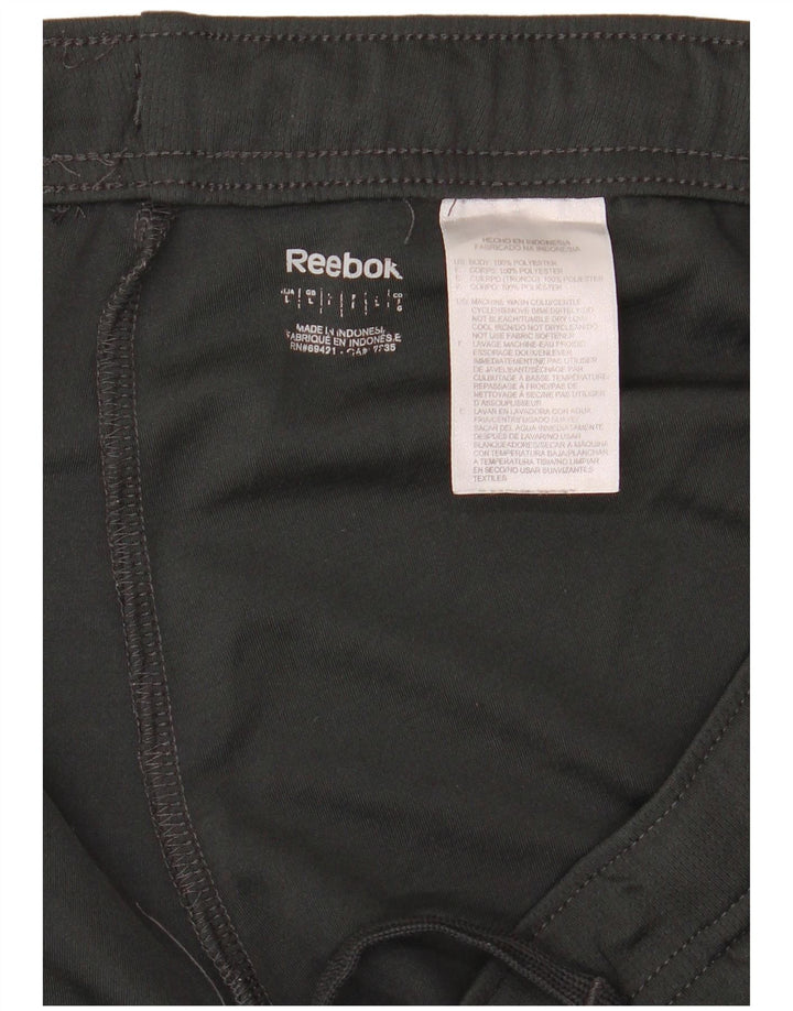 Pantaloni scurți sport REEBOK pentru bărbați, mari, negru, poliester