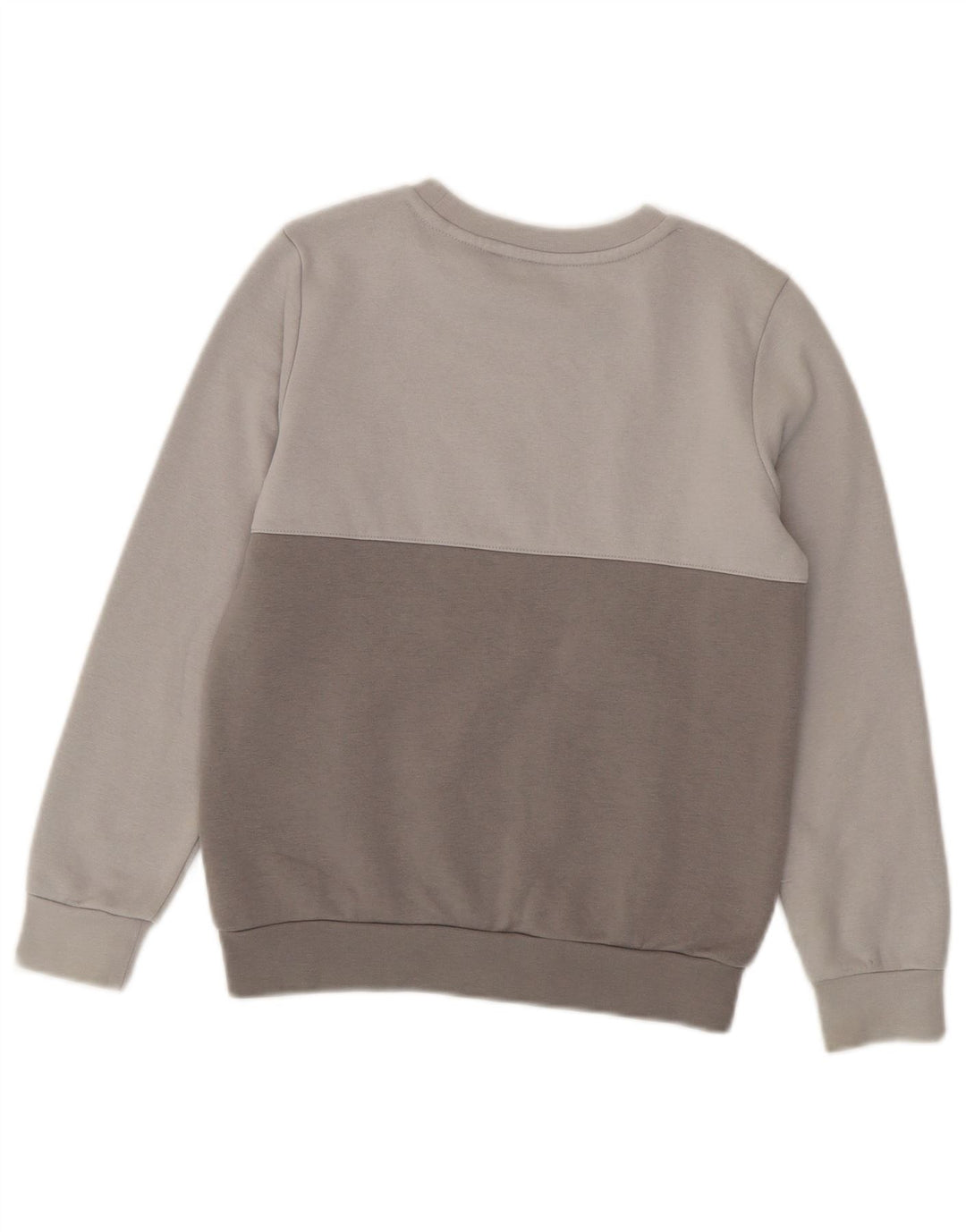 Hanorac ADIDAS pentru băieți, pulover, 9-10 ani, gri, bumbac color bloc