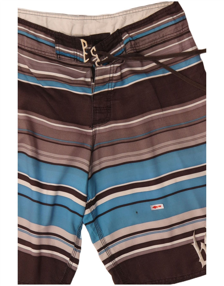 Pantaloni scurți de înot grafic BILLABONG pentru bărbați, poliester cu dungi gri medii