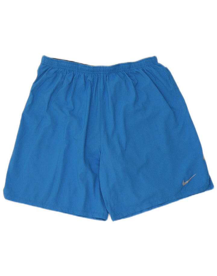 Pantaloni scurți sport Nike Dri Fit pentru bărbați, mari, albastru, poliester