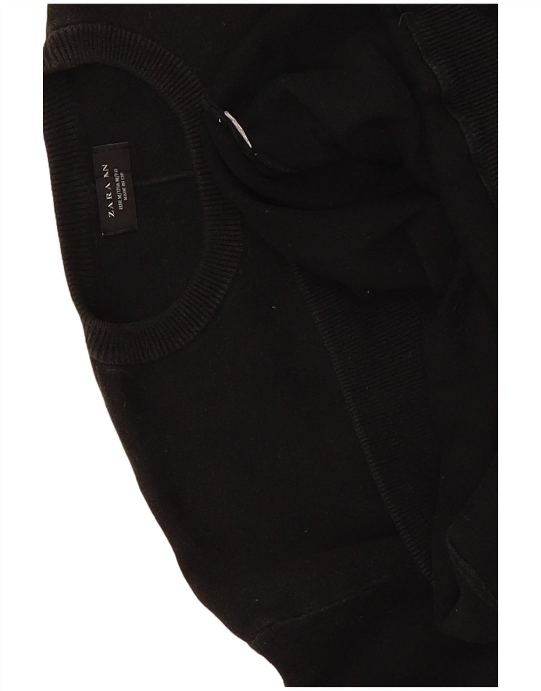Pulover pentru bărbați Zara Medium Negru
