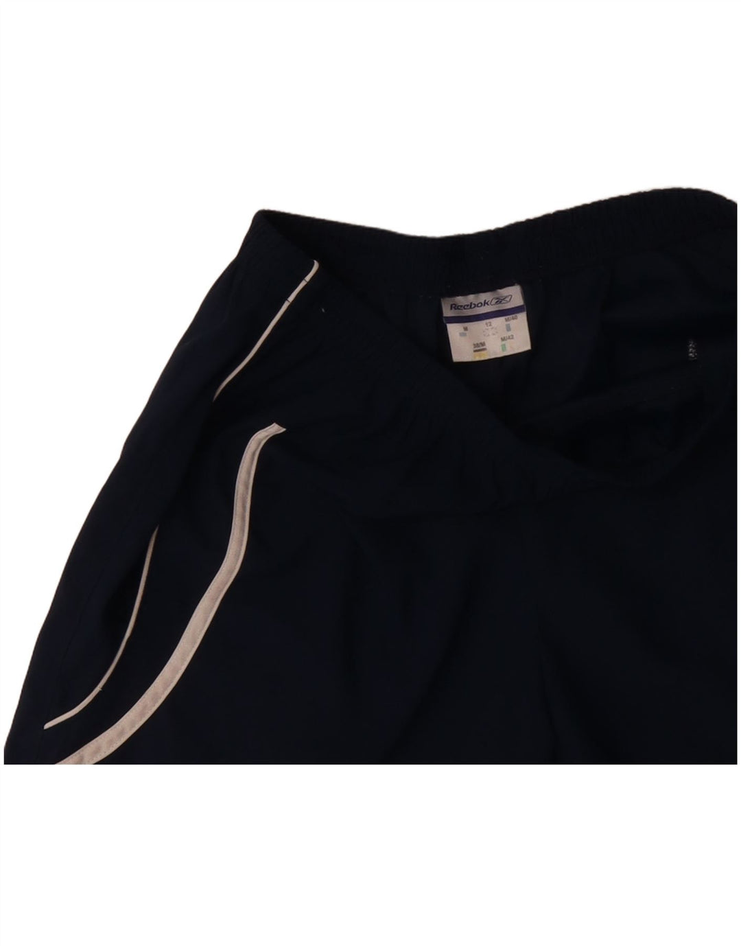 Pantaloni scurti sport REEBOK pentru femei UK 12 Medium Bleumarin Poliester