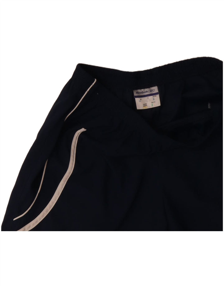 Pantaloni scurti sport REEBOK pentru femei UK 12 Medium Bleumarin Poliester