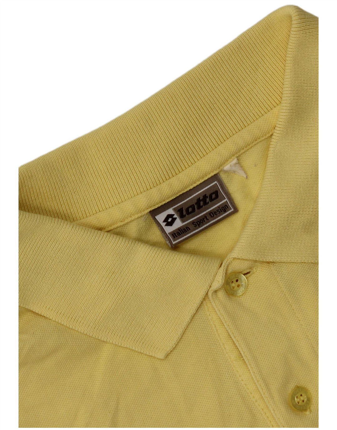 Tricou polo pentru bărbați Lotto Galben mediu
