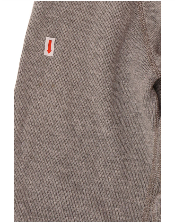 ABERCROMBIE & FITCH Jachetă de trening cu grafic pentru femei UK 16 Large Gri